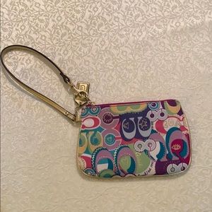 Coach Wristlet Used